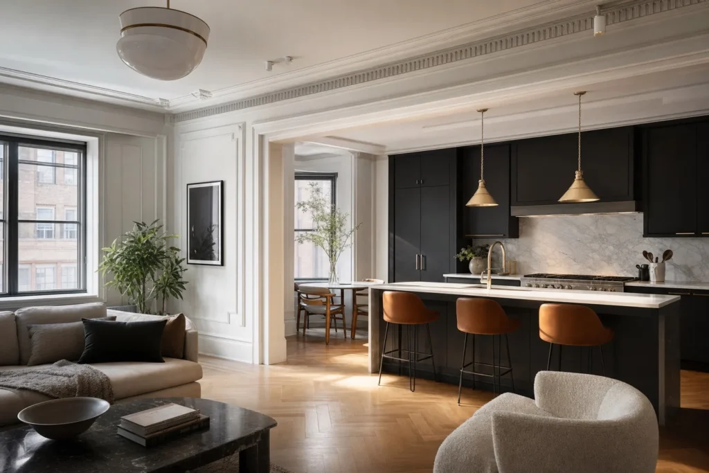 Prewar co-op renovation in Queens, NY by CityCore Builders