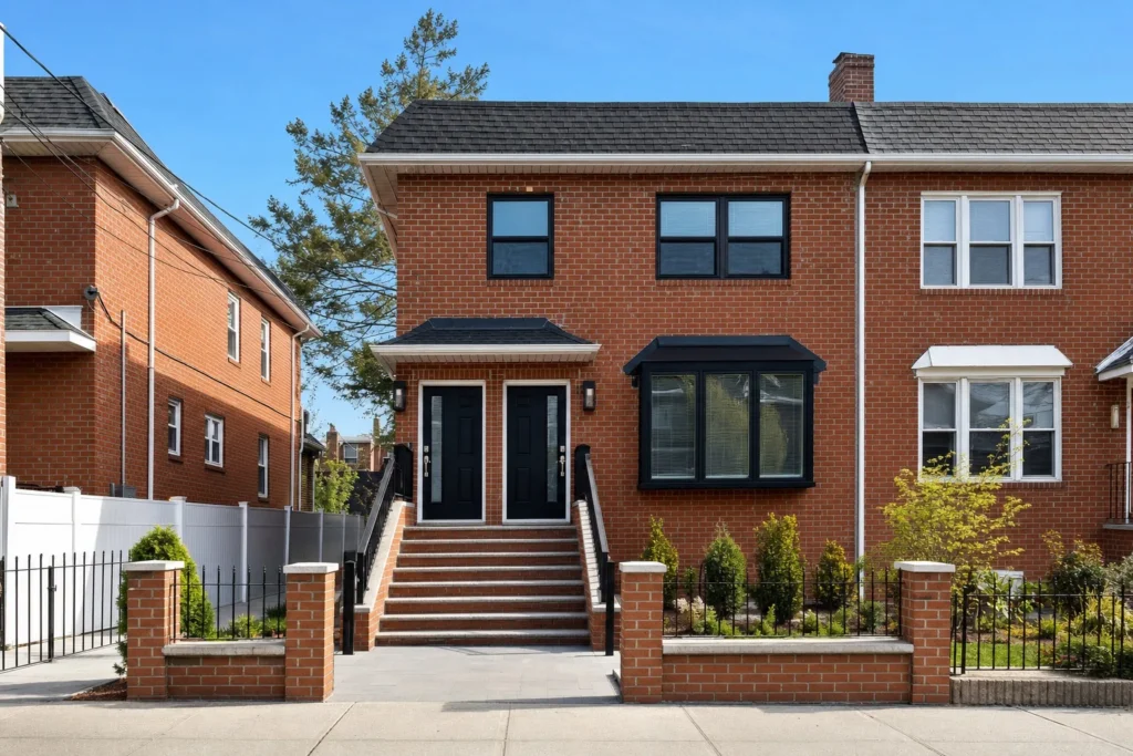 Two-family attached home in Queens