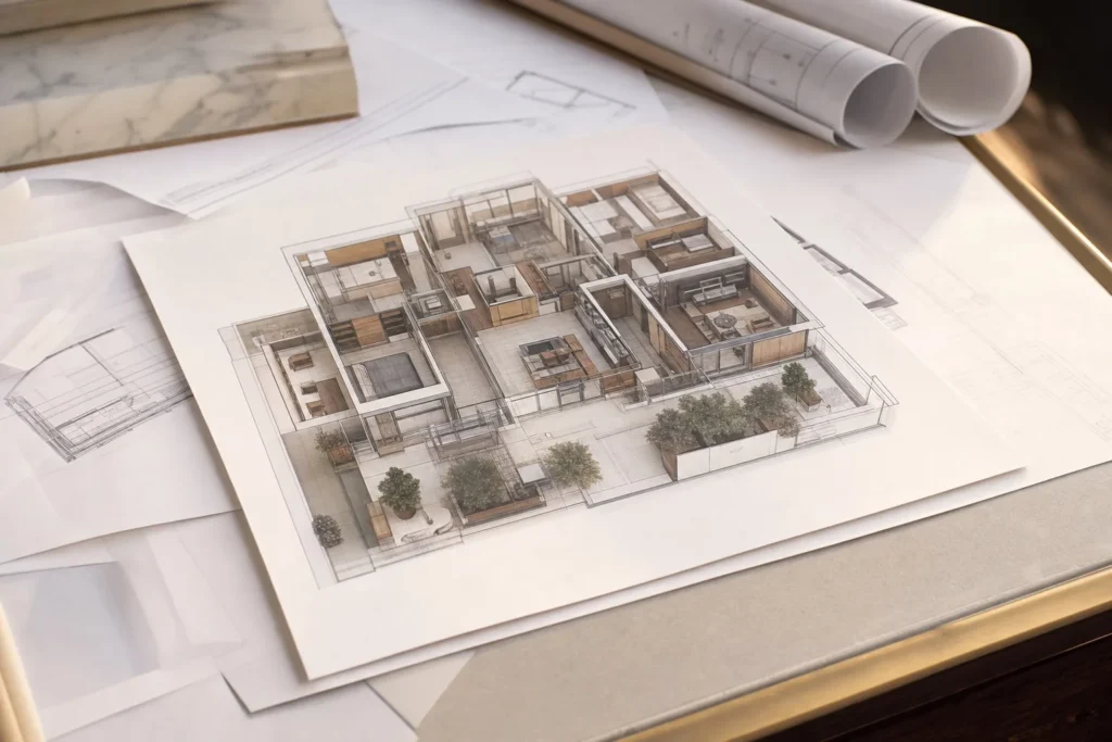 Design during a Queens renovation by CityCore Builders