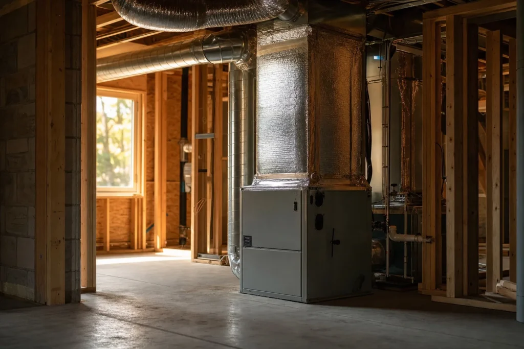 Hvac during a Queens renovation by CityCore Builders