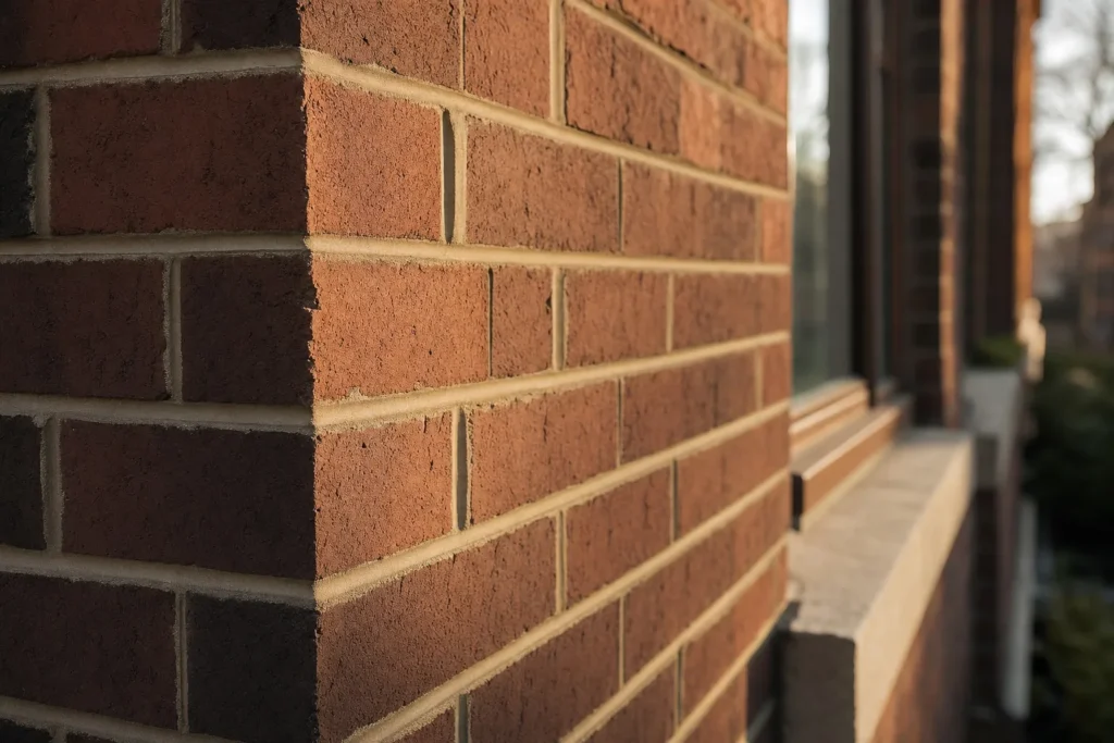 Masonry during a Queens renovation by CityCore Builders