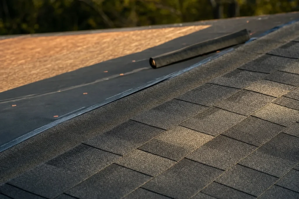 Roofing during a Queens renovation by CityCore Builders